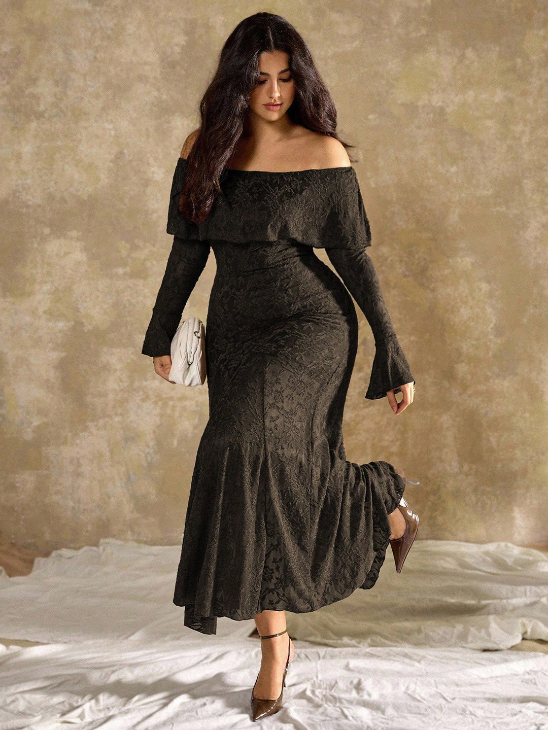 Rochie SHEIN, maro