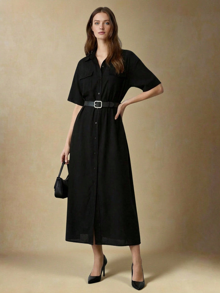 Rochie maxi SHEIN, negru