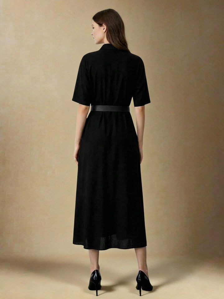 Rochie maxi SHEIN, negru