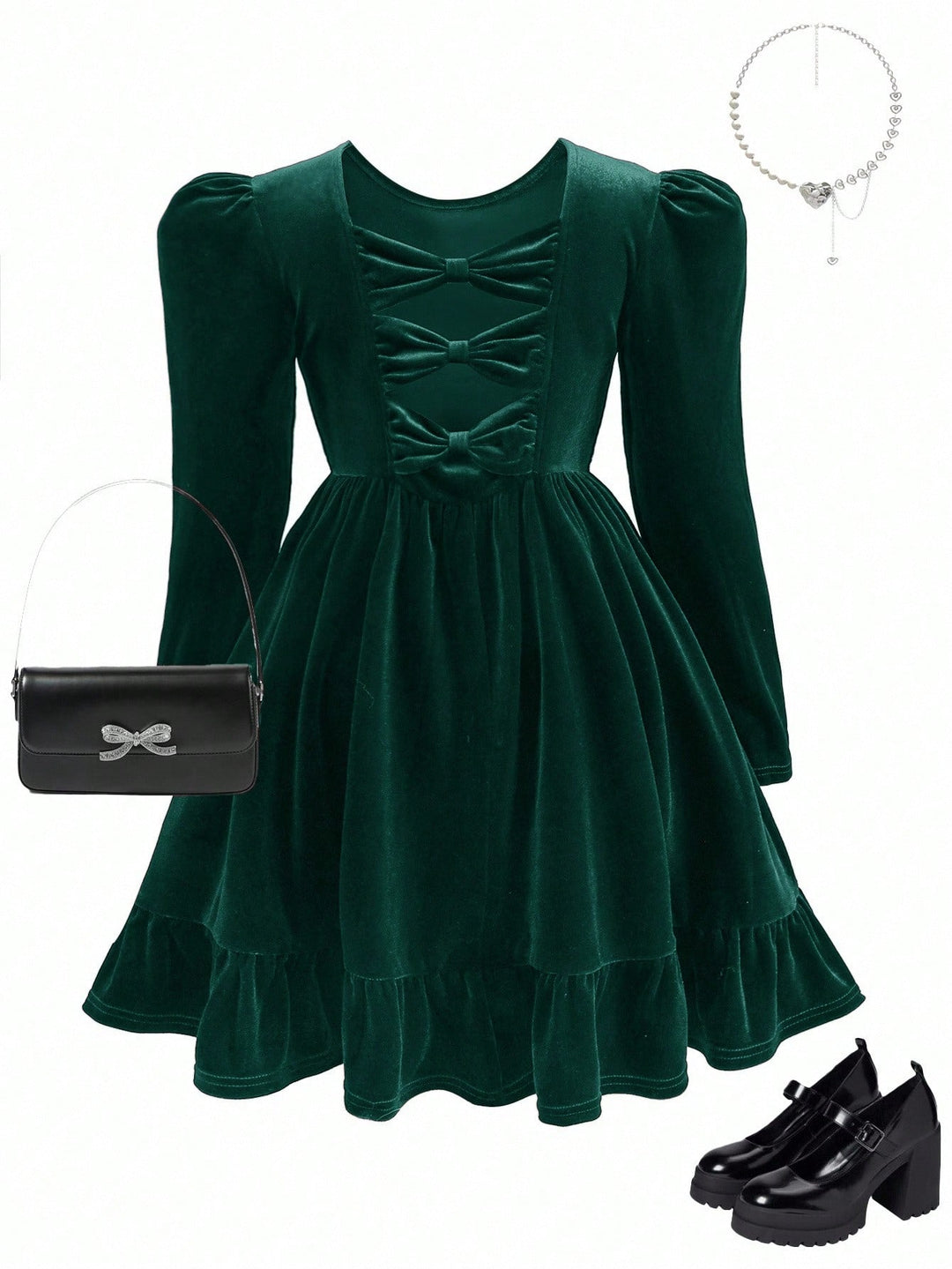 Rochie SHEIN, verde