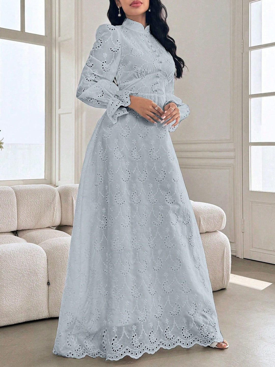 Rochie maxi SHEIN, albastru