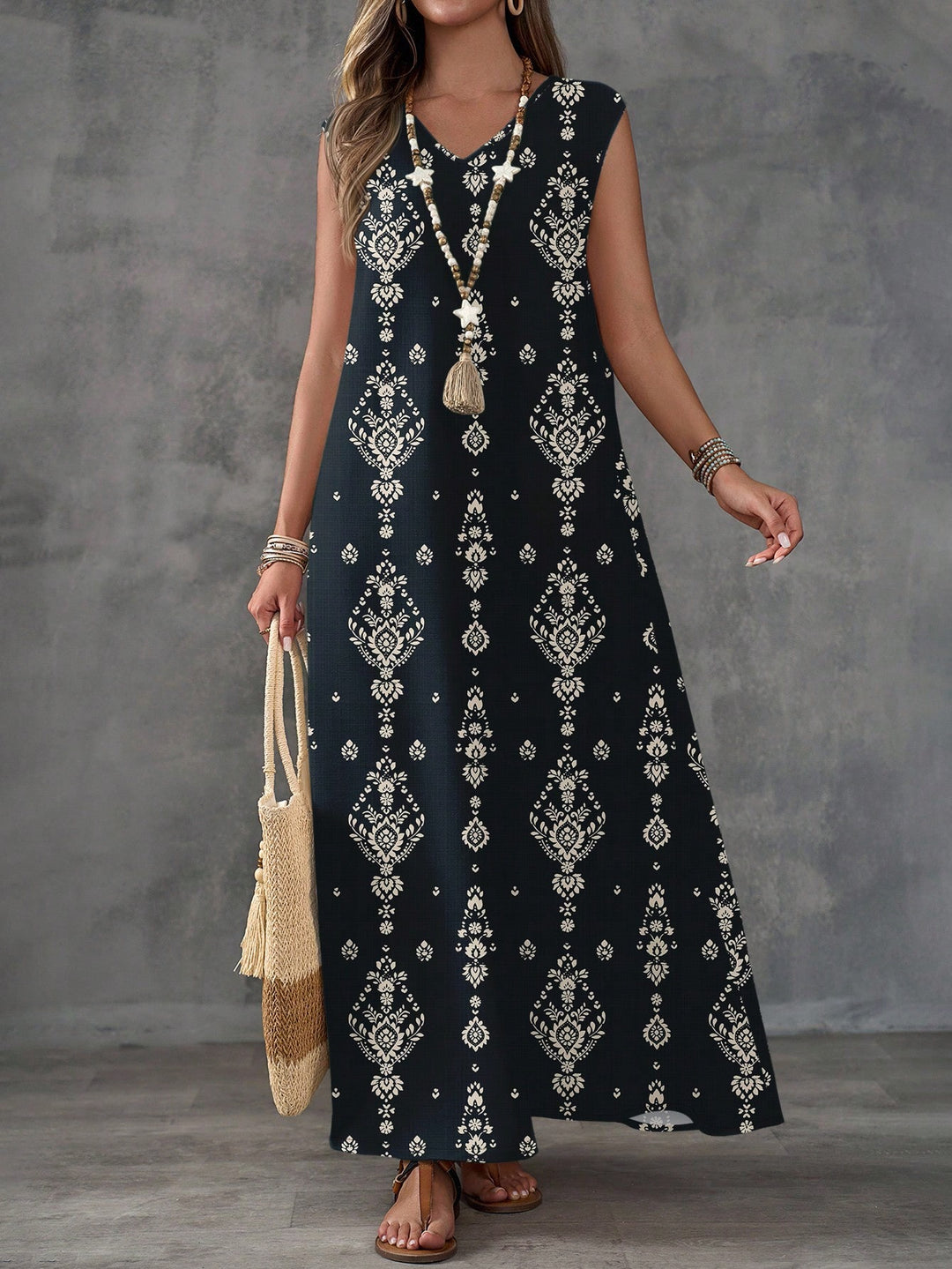 Rochie maxi SHEIN, mix culori