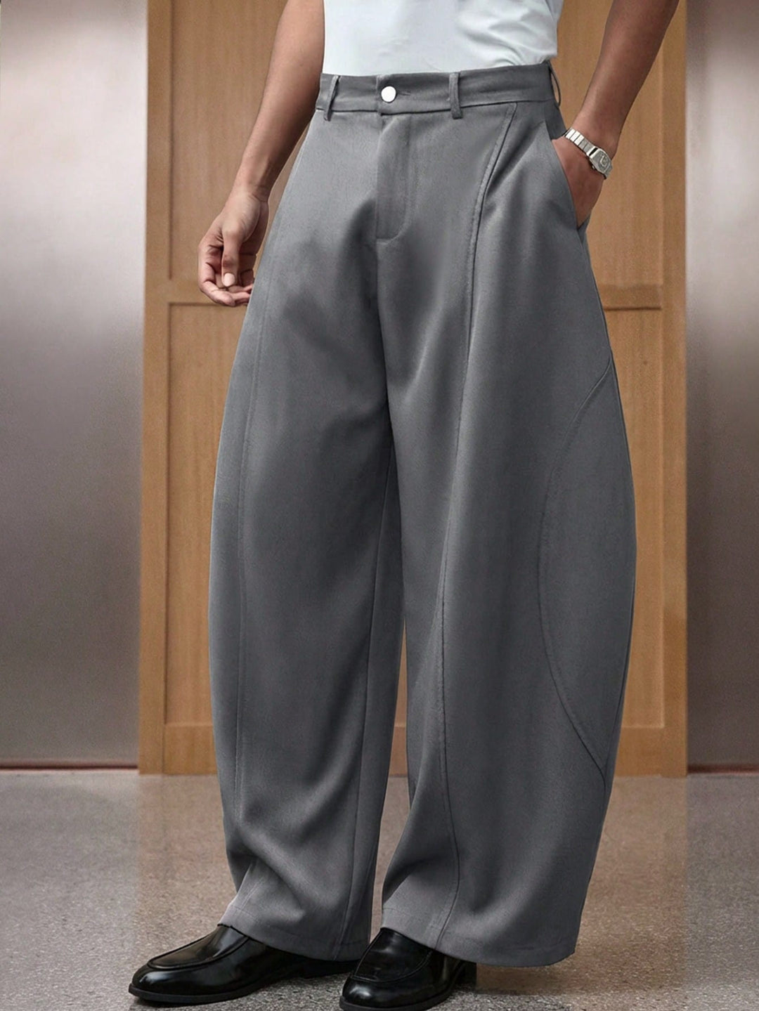 Pantaloni SHEIN, gri