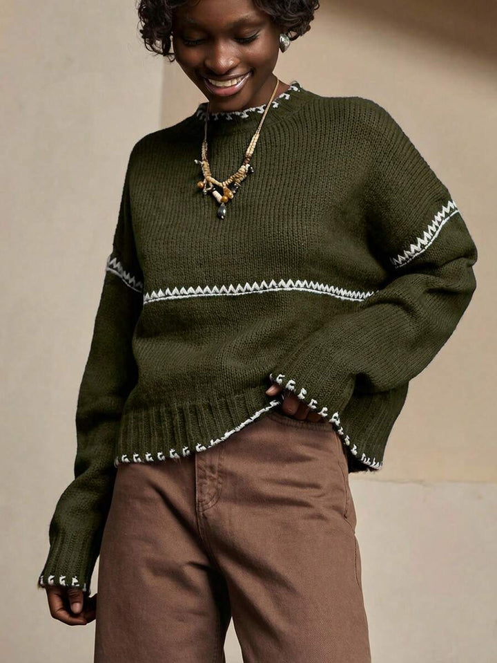 Pulover SHEIN, verde
