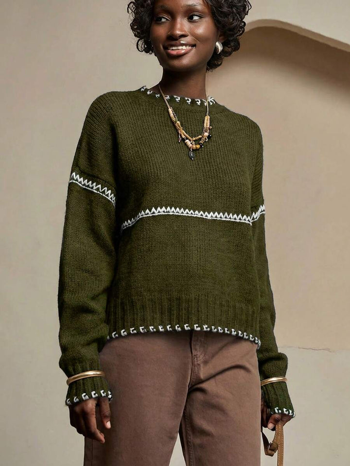 Pulover SHEIN, verde