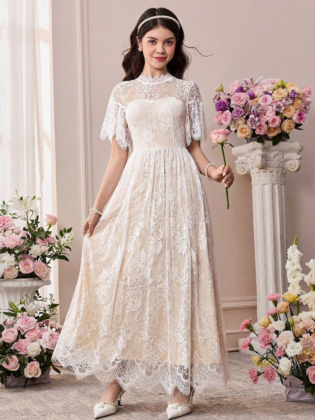 Rochie SHEIN, alb