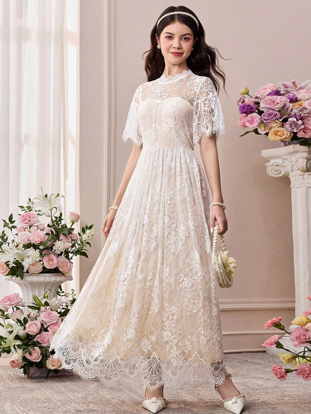 Rochie SHEIN, alb