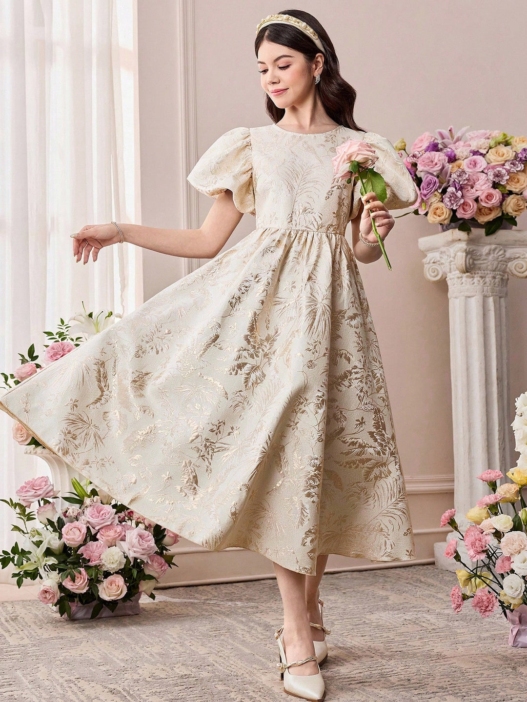 Rochie SHEIN, bej