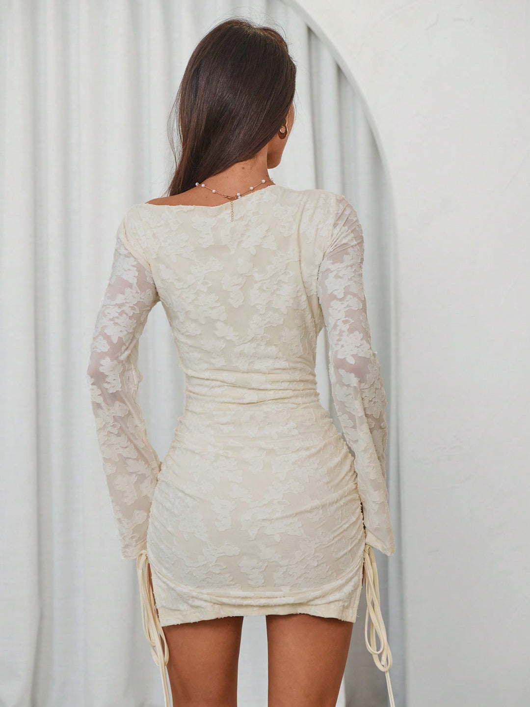 Rochie scurtă SHEIN, alb