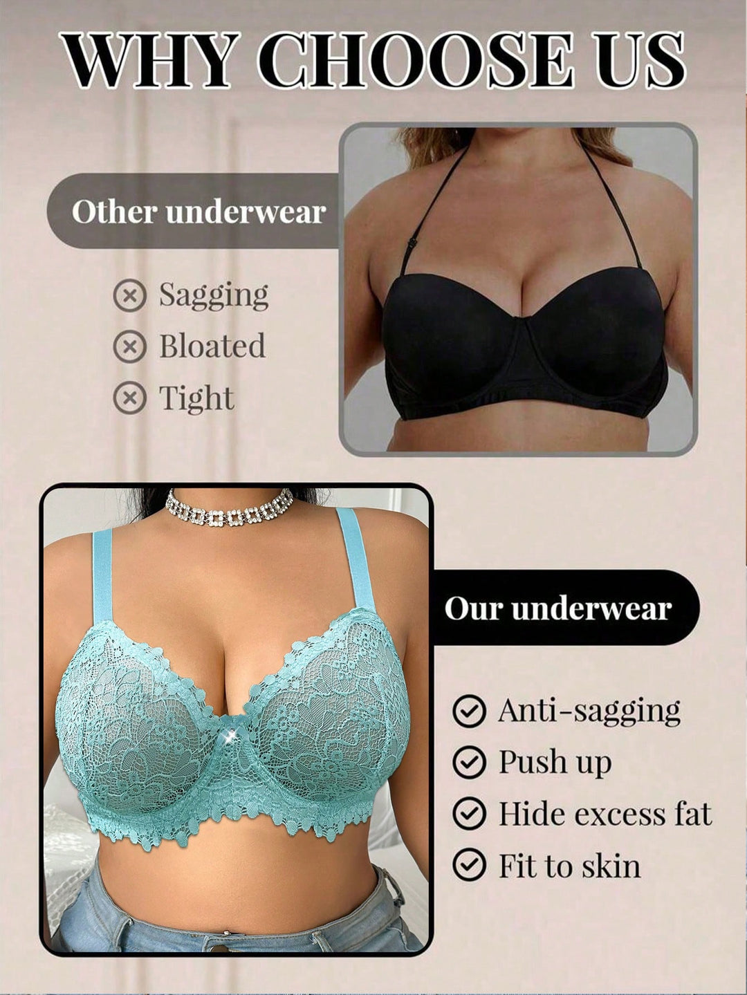 Sutien SHEIN, verde