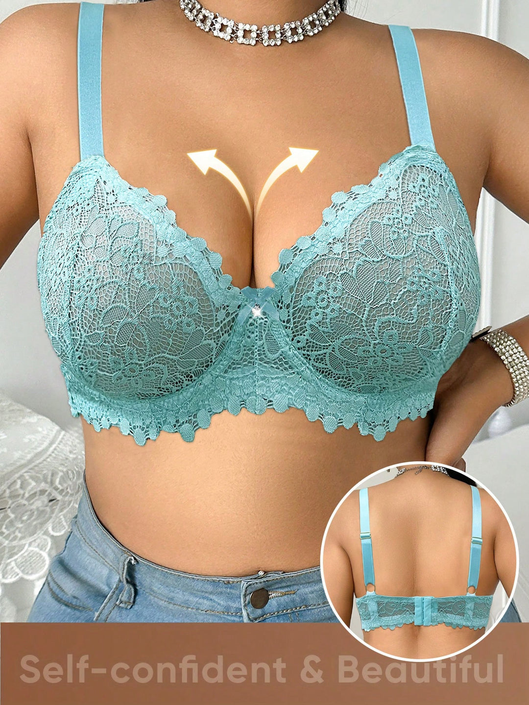Sutien SHEIN, verde