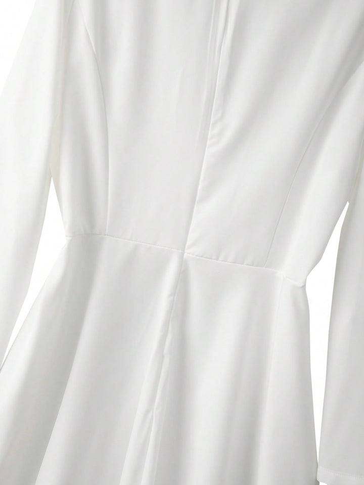 Rochie midi SHEIN, alb