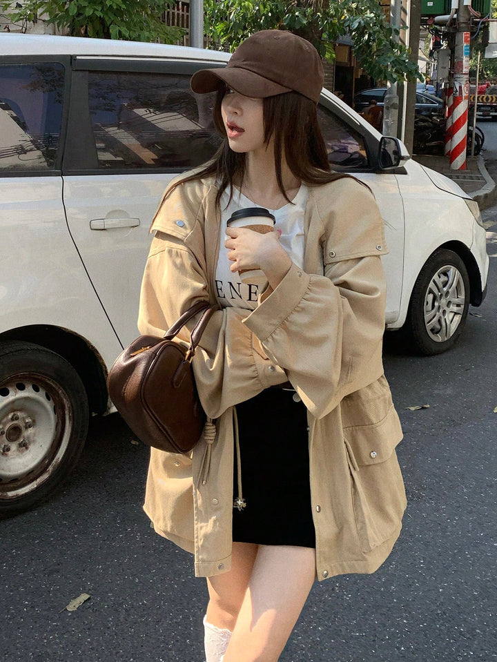 Trench SHEIN, kaki