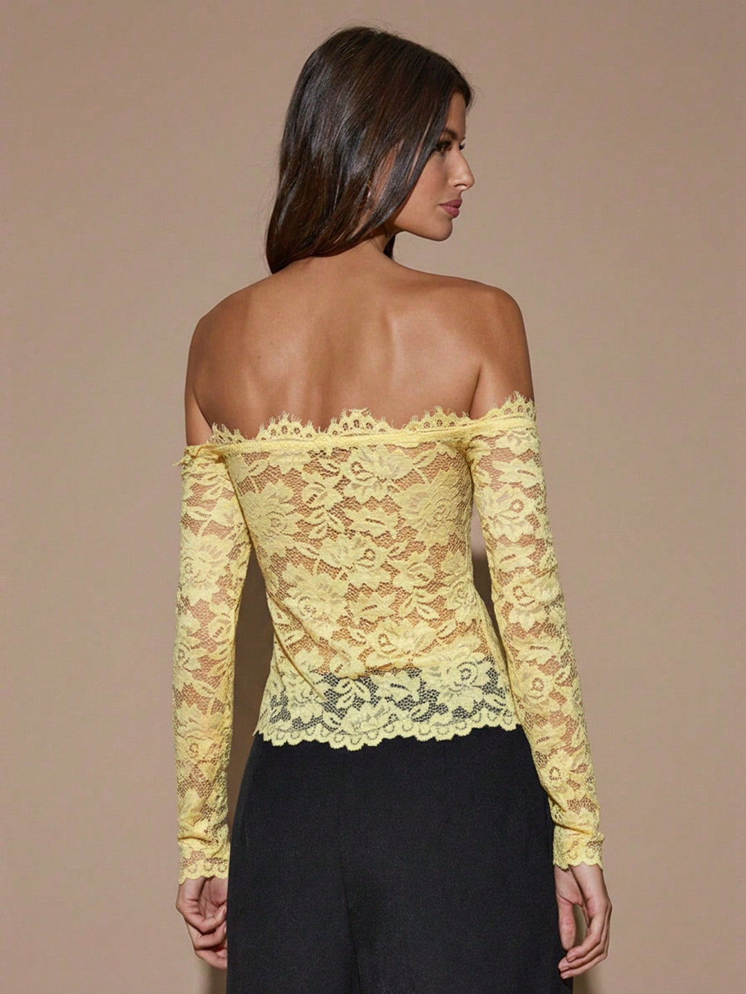 Top SHEIN, galben