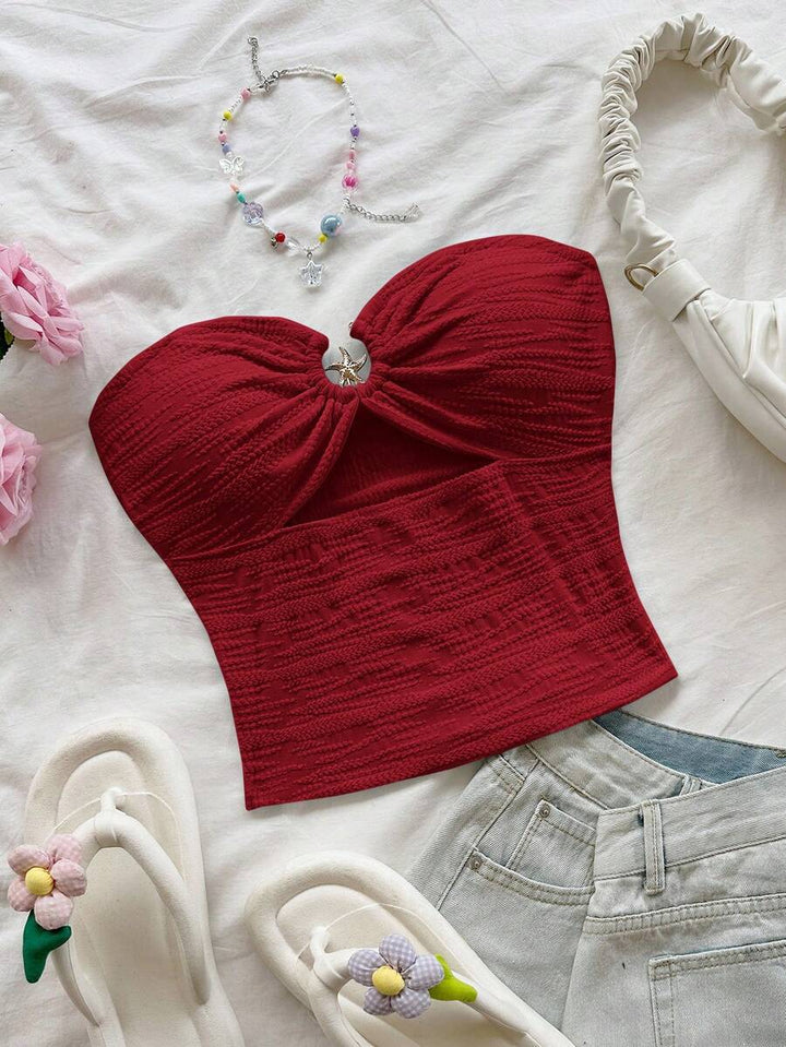 Top SHEIN, roșu
