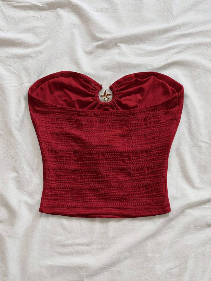 Top SHEIN, roșu