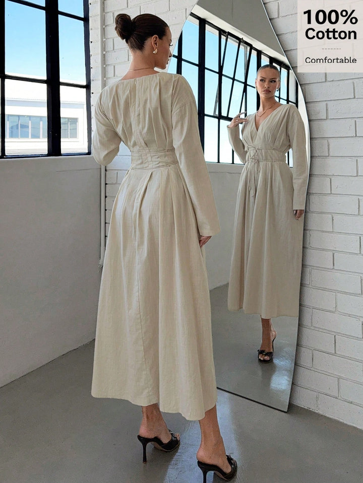 Rochie maxi SHEIN, portocaliu