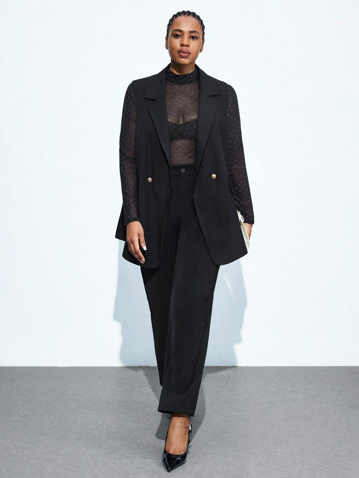 Sacou SHEIN, negru