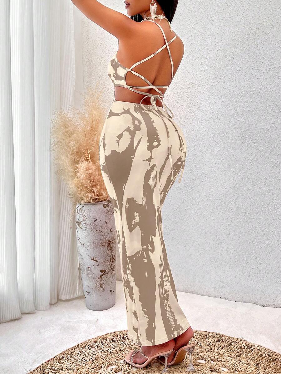 Rochie maxi SHEIN, mix culori