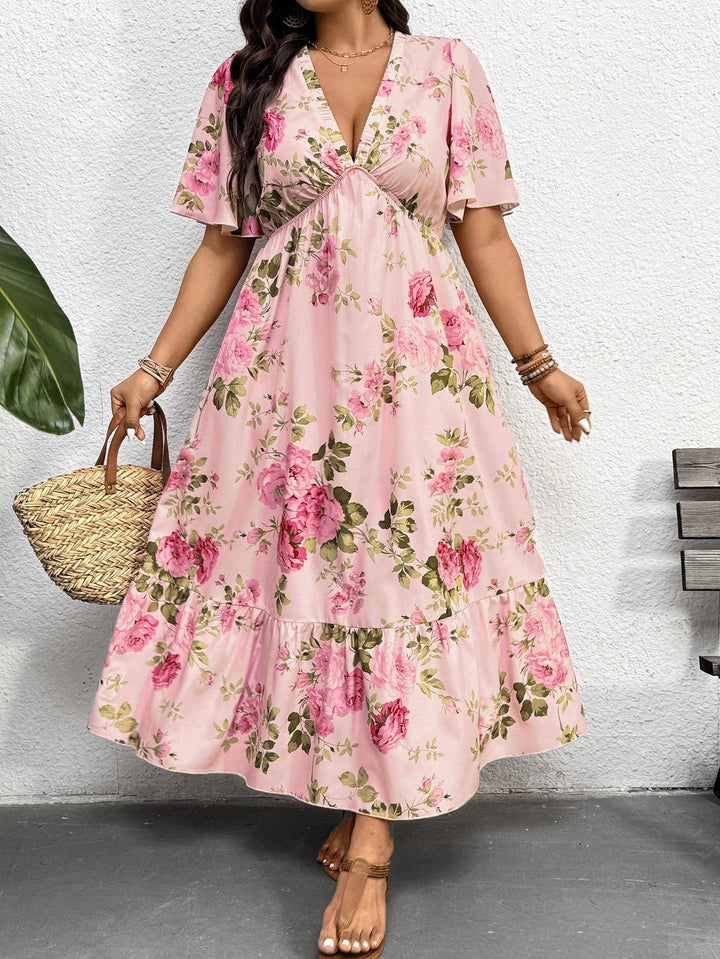 Rochie maxi SHEIN, roz