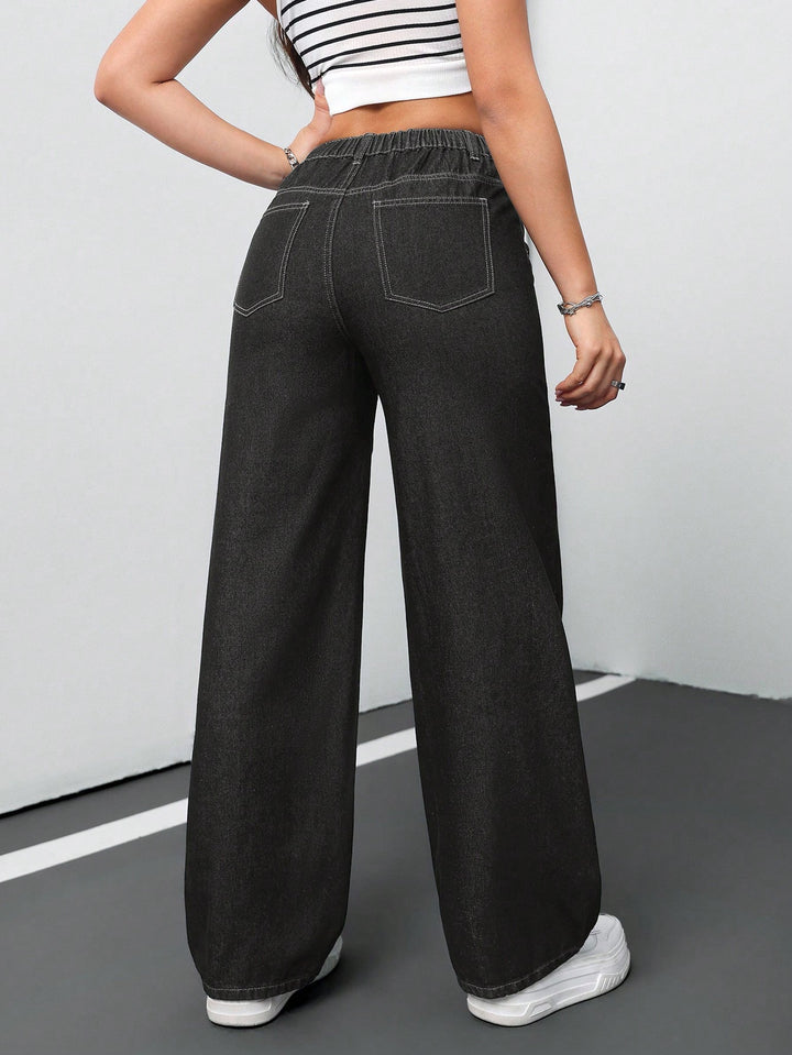 Jeans SHEIN, negru