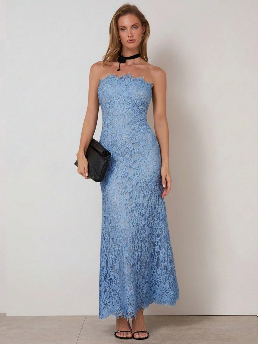 Rochie maxi SHEIN, albastru