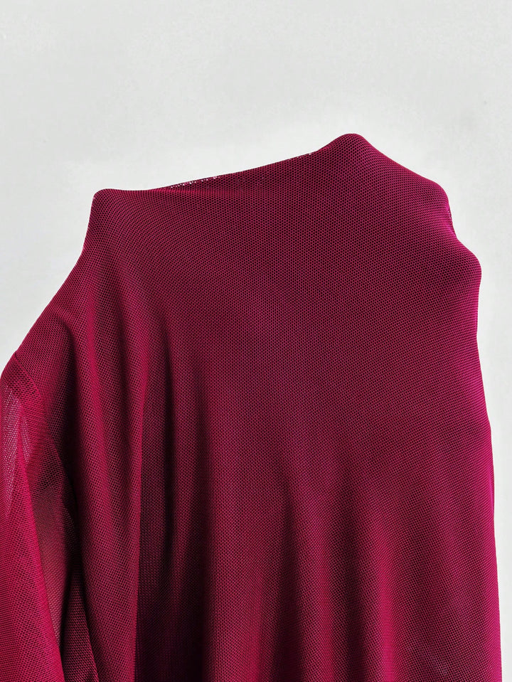 Rochie midi  SHEIN, vișiniu