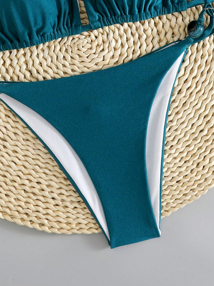 Set bikini SHEIN, turcoaz