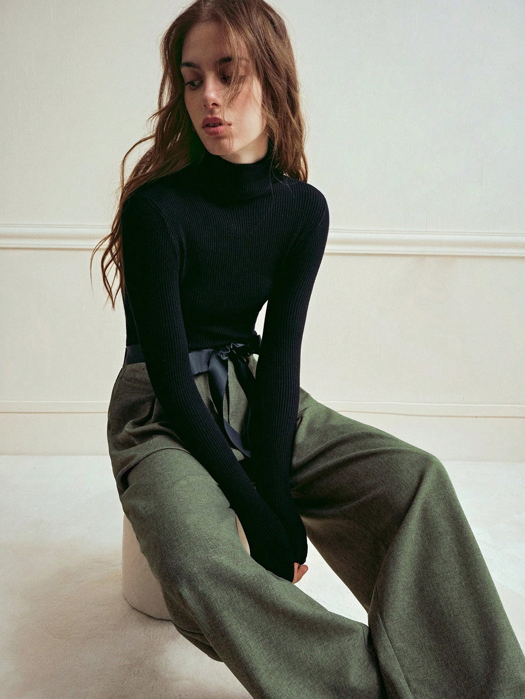 Pantaloni SHEIN, kaki