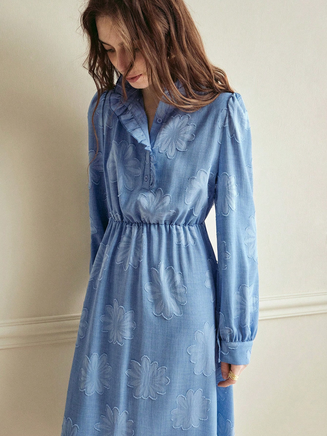 Rochie midi SHEIN, albastru