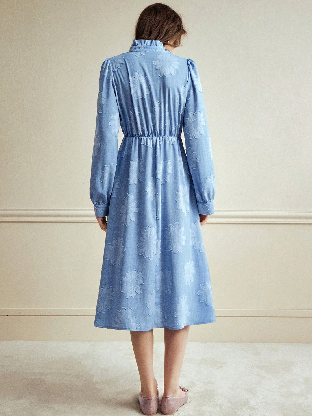Rochie midi SHEIN, albastru