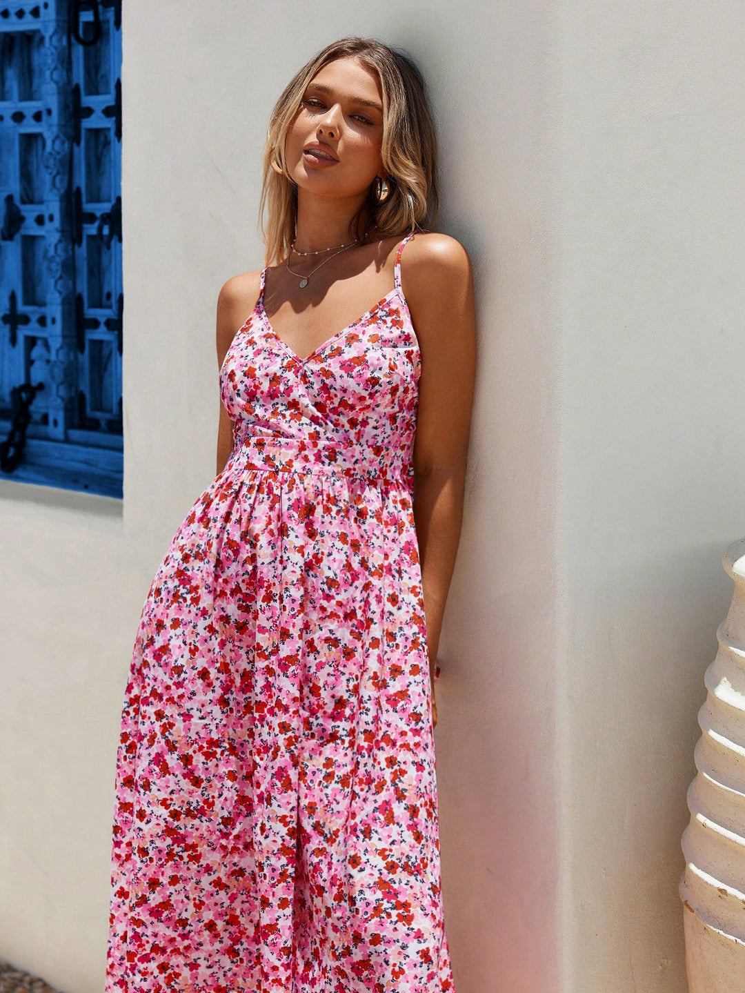 Rochie maxi SHEIN, mix culori