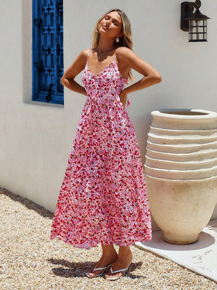 Rochie maxi SHEIN, mix culori