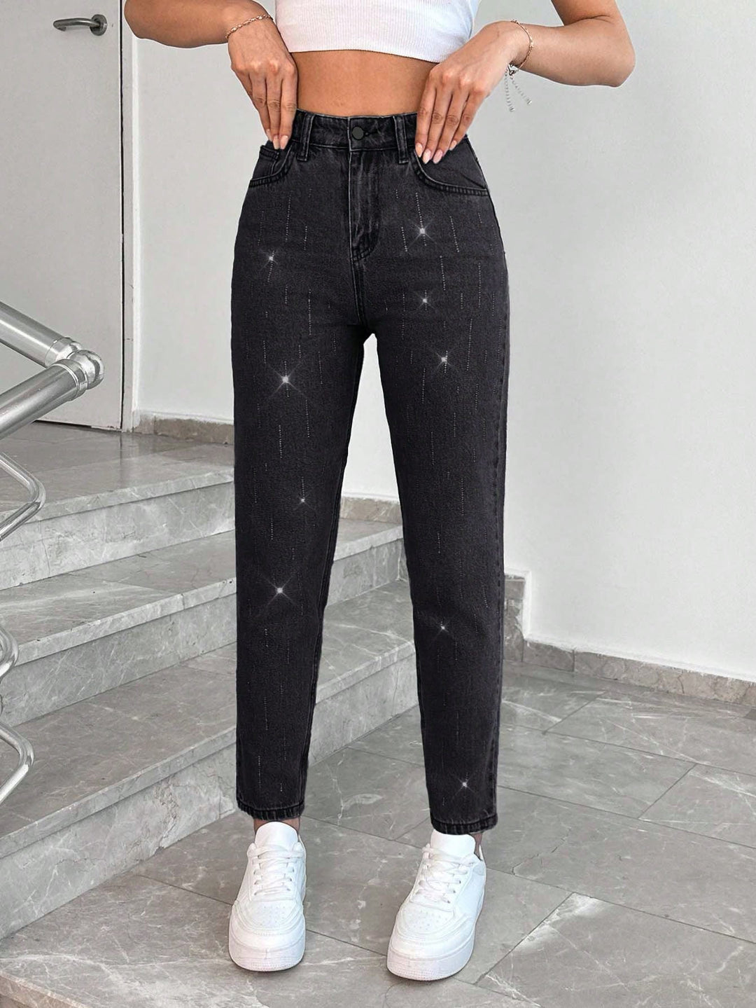 Jeans SHEIN, gri