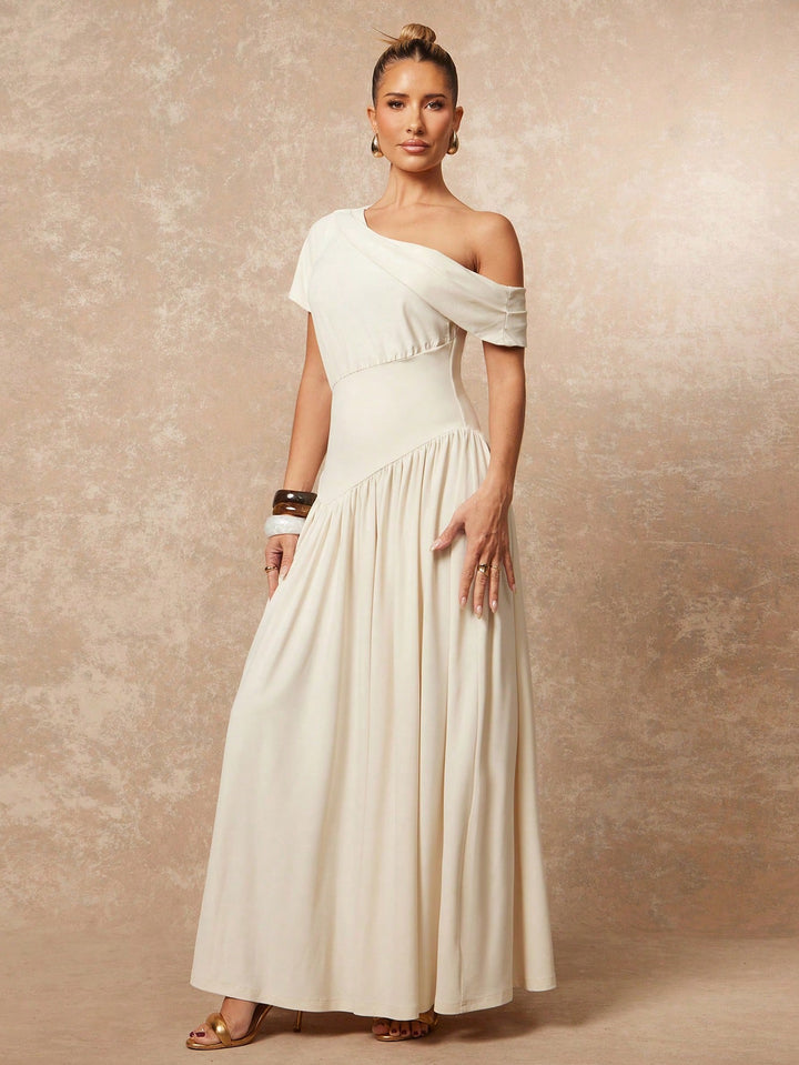 Rochie midi SHEIN, bej