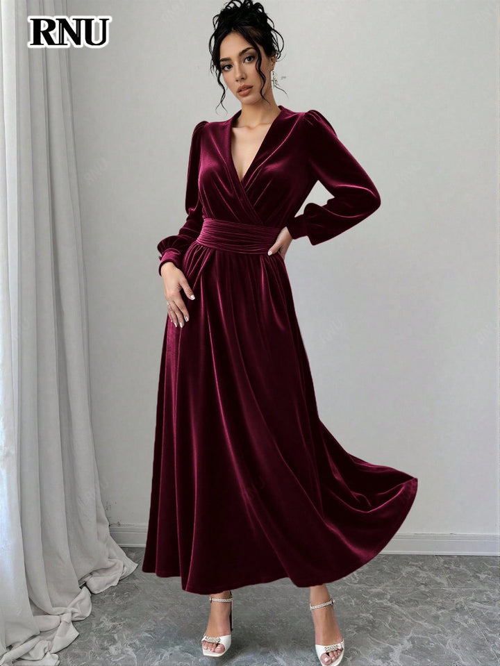 Rochie maxi SHEIN, vișiniu