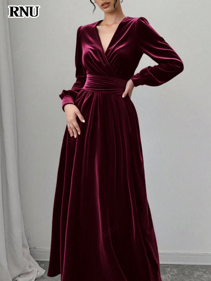 Rochie maxi SHEIN, vișiniu