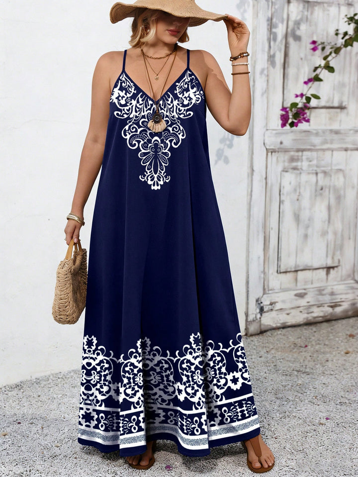 Rochie maxi SHEIN, albastru