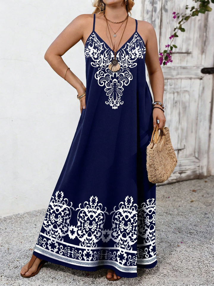 Rochie maxi SHEIN, albastru