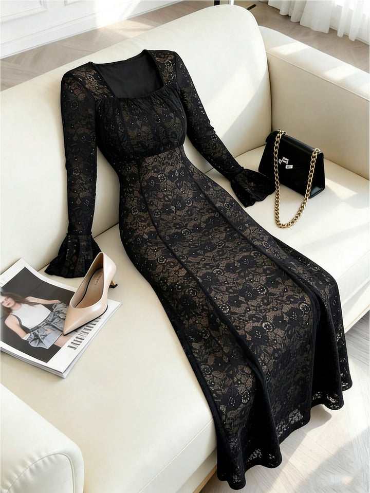 Rochie midi SHEIN, negru