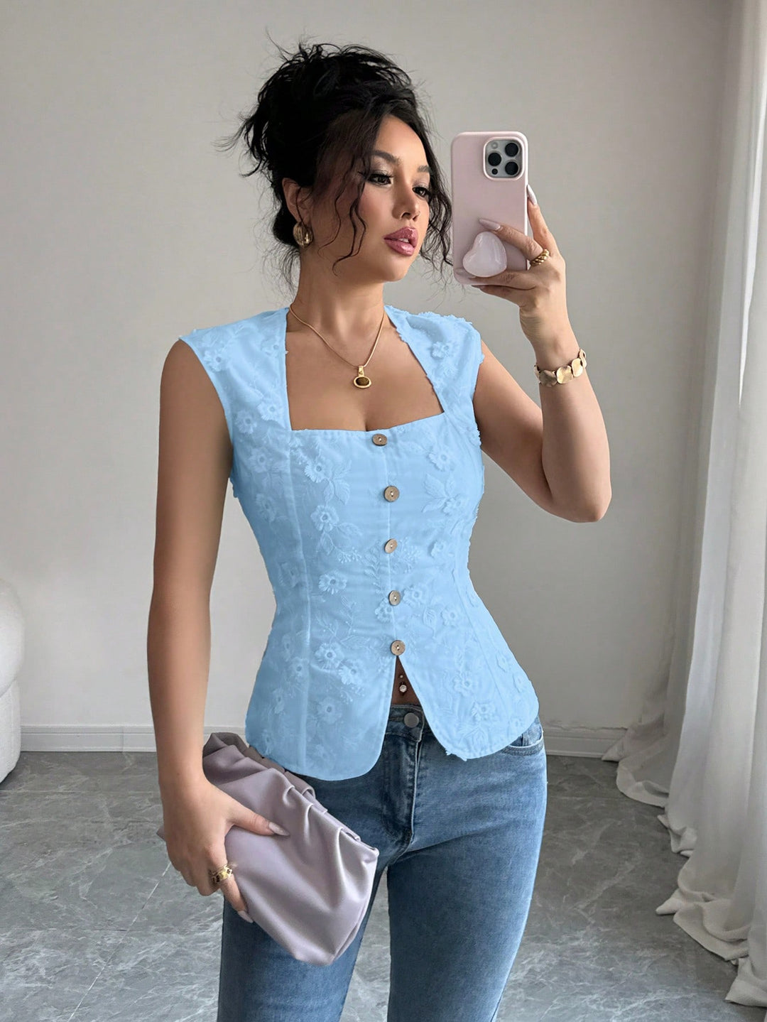 Bluza SHEIN, albastru