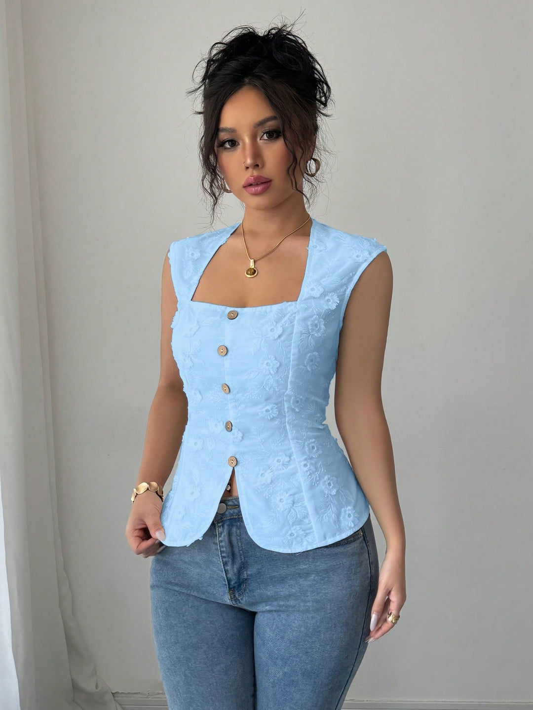 Bluza SHEIN, albastru