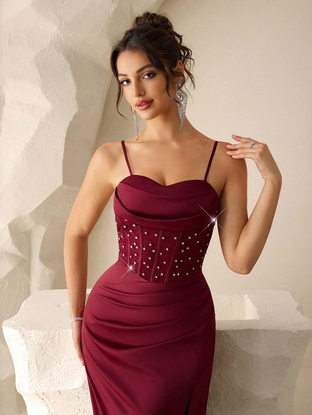 Rochie SHEIN, vișiniu