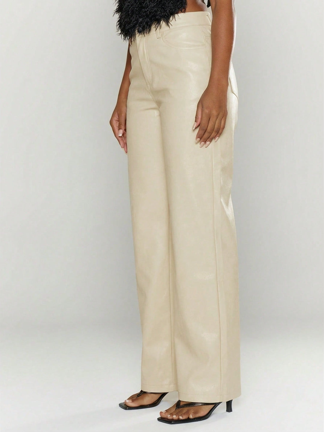 Pantaloni SHEIN, crem