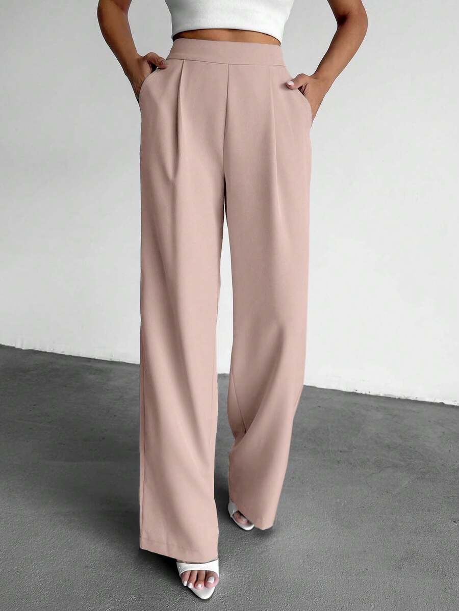 Pantaloni SHEIN, roz