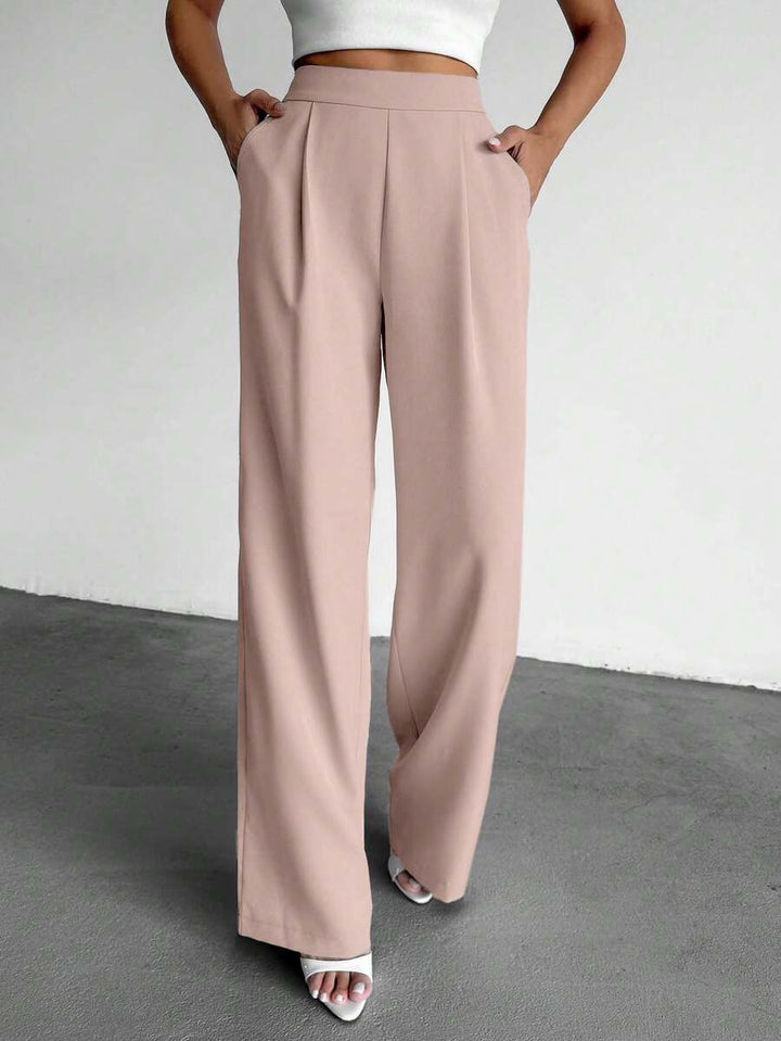 Pantaloni SHEIN, roz