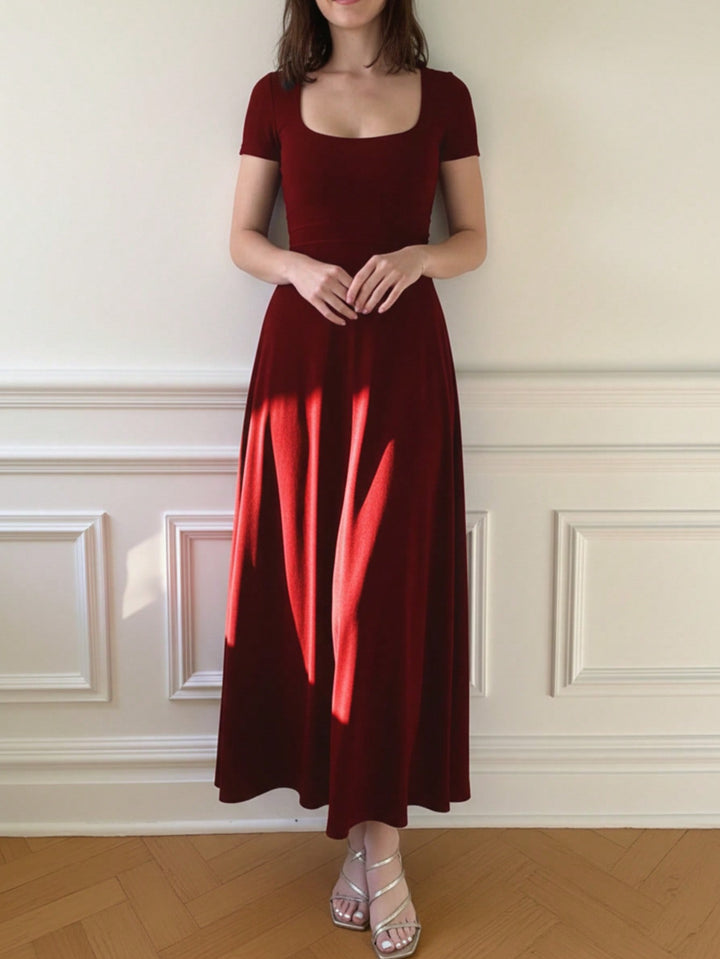Rochie midi SHEIN, vișiniu