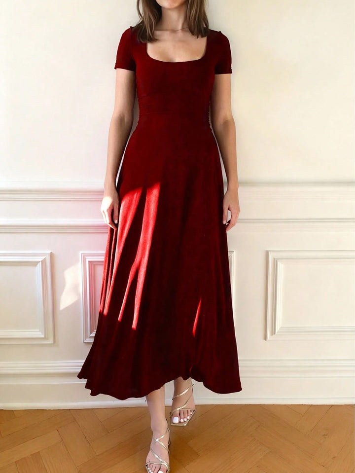 Rochie midi SHEIN, vișiniu