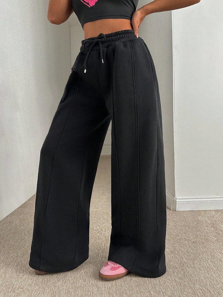 Pantaloni SHEIN, negru