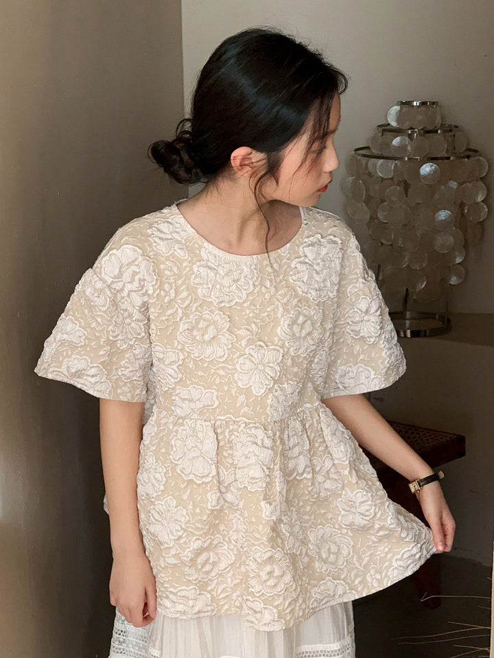 Tricou SHEIN, crem